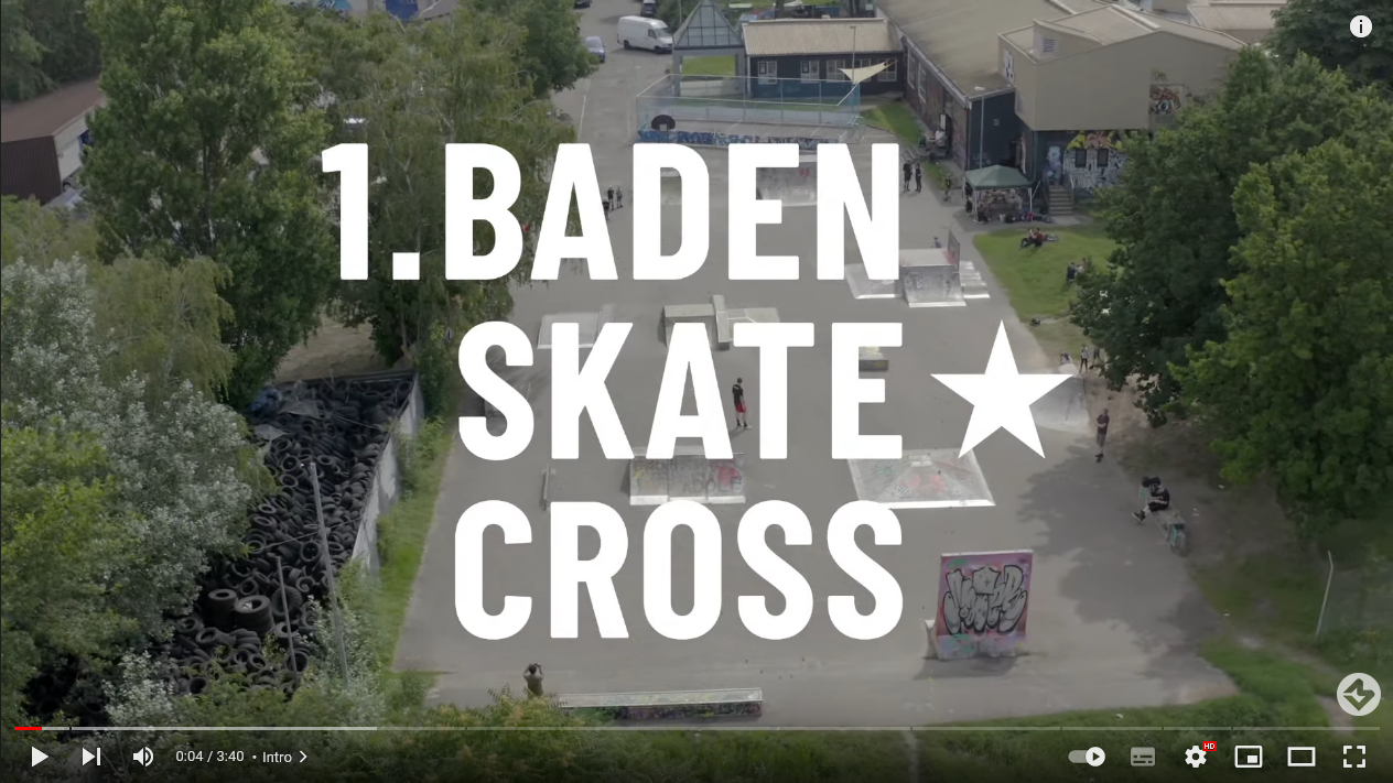 Video zum 1. Baden Skate-Cross von Martin Bommeli